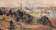 Karl Nordstrom View of Stockholm from Skansen oil painting artist